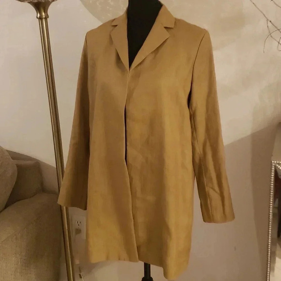 Theory linen open front cardigan size P NWOT - Picture 6 of 10